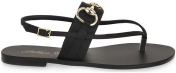 Sandále S.piero  BLACK SATIN