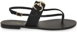 Sandále S.piero  BLACK SATIN