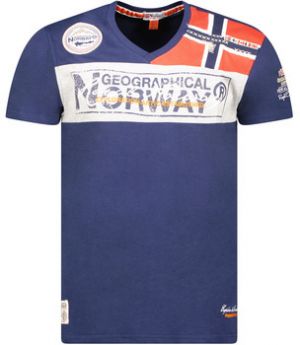 Tričká s krátkym rukávom Geographical Norway  SX1130HGN-Navy