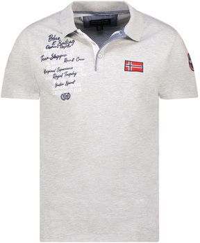 Polokošele s krátkym rukávom Geographical Norway  SY1309HGN-BLENDED GREY