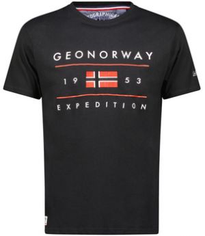 Tričká s krátkym rukávom Geo Norway  SY1355HGN-Black
