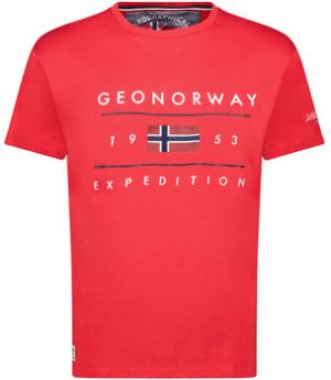 Tričká s krátkym rukávom Geo Norway  SY1355HGN-Red