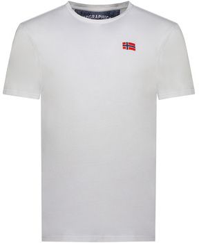 Tričká s krátkym rukávom Geographical Norway  SY1363HGN-Light Grey