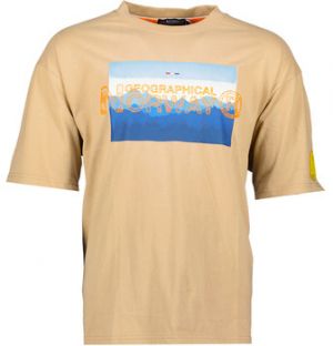 Tričká s krátkym rukávom Geographical Norway  SY1369HGN-Beige