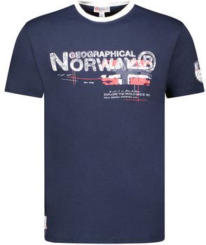 Tričká s krátkym rukávom Geographical Norway  SY1450HGN-Navy