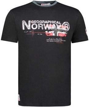 Tričká s krátkym rukávom Geographical Norway  SY1450HGN-Black