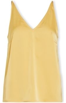 Blúzka Vila  Top Ravenna V-Neck - Cornsilk