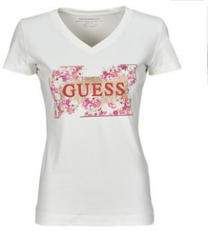 Tričká s krátkym rukávom Guess  LOGO FLOWERS