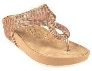 Univerzálna športová obuv Amarpies  Sandalia señora  26580 abz bronce