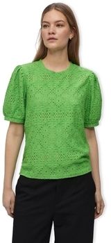 Blúzka Object  Noos Top Feodora S/S - Vibrant Green
