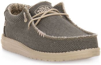 Módne tenisky HEYDUDE  ARMY WALLY BRAIDED ARMY