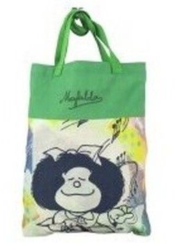 Veľká nákupná taška/Nákupná taška Mafalda  Complementos señora  m244007 verde