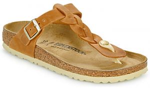 Žabky BIRKENSTOCK  Gizeh Braided LEOI Cognac