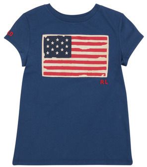 Tričká s krátkym rukávom Polo Ralph Lauren  SS FLAG TEE-KNIT SHIRTS-T-SHIRT