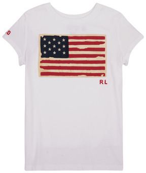 Tričká s krátkym rukávom Polo Ralph Lauren  SS FLAG TEE-KNIT SHIRTS-T-SHIRT