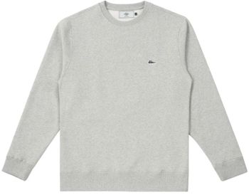 Mikiny Sanjo  K100 Patch Sweatshirt - Grey