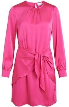 Krátke šaty Vila  VIANNES O-NECK L/S SHORT 1403842