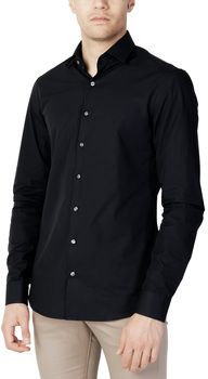 Košele s dlhým rukávom Calvin Klein Jeans  POPLIN STRETCH SLIM SHIRT K10K103025