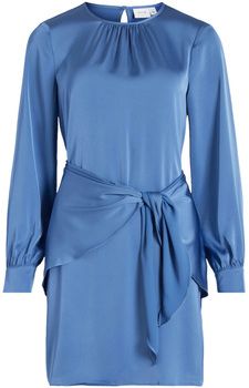 Krátke šaty Vila  VIANNES O-NECK L/S SHORT /DC 14083842