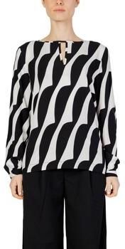 Blúzka Street One  Printed roundneck blouse w tea 344437