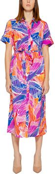 Dlhé šaty Vila  Vilimia Osa S/S Midi Calf 14095808