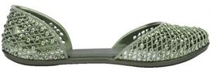 Balerínky/Babies Melissa  Crown Fem - Metallic Green/Green
