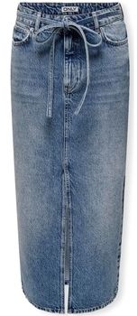 Sukňa Only  Gianna Belted Skirt - Medium Blue Denim