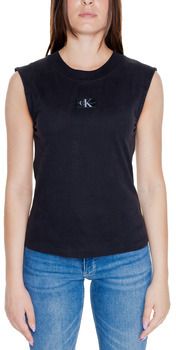 Tričká s krátkym rukávom Calvin Klein Jeans  WOVEN LABEL LOOSE J20J223560