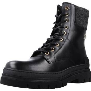 Čižmy Tommy Hilfiger  FEMININE FELT LACE UP BOOTIE