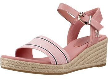 Sandále Tommy Hilfiger  SHIRTING WEDGE SANDAL
