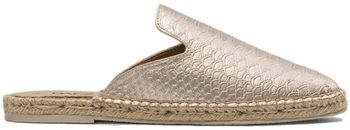 Espadrilky Paez  Mule W - Vegan Leather Snake Gold