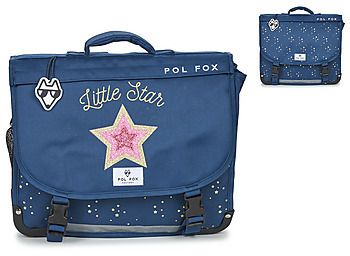 Školské tašky a aktovky Pol Fox  CARTABLE STAR BLU 38 CM
