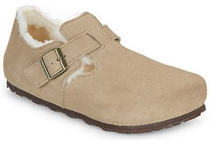 Derbie BIRKENSTOCK  London Shearling LEVE Taupe