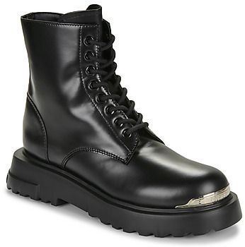 Polokozačky Love Moschino  SQUARE LOVE ANKLE BOOT
