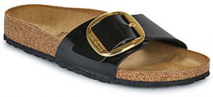 Šľapky BIRKENSTOCK  Madrid Big Buckle BF Patent Black Gold