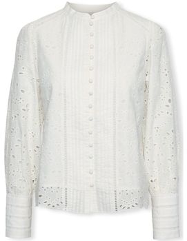 Blúzka Y.a.s  YAS Noos Alessia Shirt L/S - Star White
