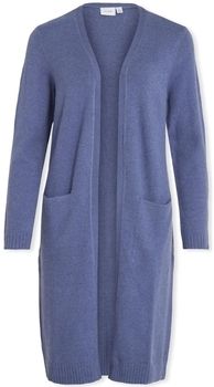 Kabáty Vila  Noos Ril Long Cardigan - Bijou Blue