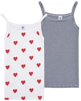 Tielka a tričká bez rukávov Petit Bateau  LOT X2 DEBARDEUR
