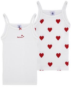 Tielka a tričká bez rukávov Petit Bateau  LOT DEBARDEUR X2