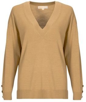Svetre MICHAEL Michael Kors  MERINO VNK BUTN SLV SWTR