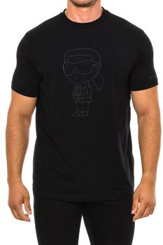 Tričká s krátkym rukávom Karl Lagerfeld  755402533221-990