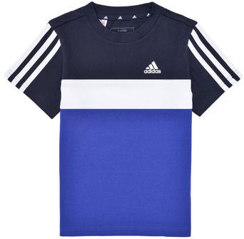 Tričká s krátkym rukávom adidas  Tiberio 3-Stripes Colorblock Cotton T-Shirt