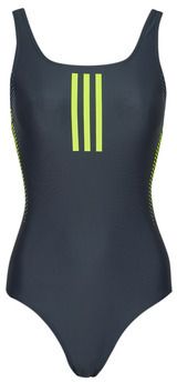 Plavky jednodielne adidas  3-Stripes Graphic V-Back Swimsuit