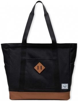 Ruksaky a batohy Herschel  Heritage Tote - Black/Saddle Brown