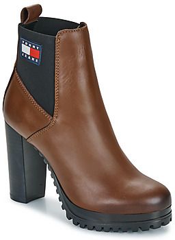 Polokozačky Tommy Jeans  ESSENTIALS HIGH HEEL