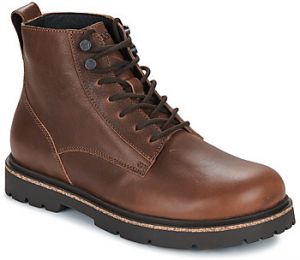 Polokozačky BIRKENSTOCK  Highwood Lace Mid M LENA Chocolate