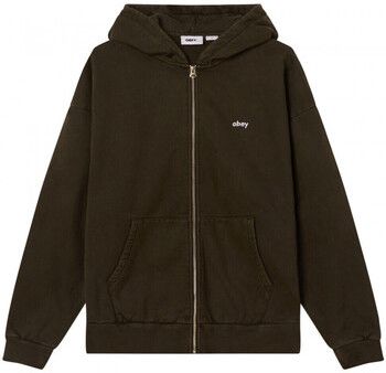 Mikiny Obey  Lowercase pigment zip hood