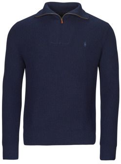 Svetre Polo Ralph Lauren  PULL 1/2 ZIP EN LAINE MELANGE