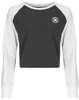 Tričká s dlhým rukávom Converse  RAGLAN LONG-SLEEVE TOP