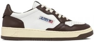 Nízke tenisky Autry  Medalist Low Bicolor - White/Chestnut